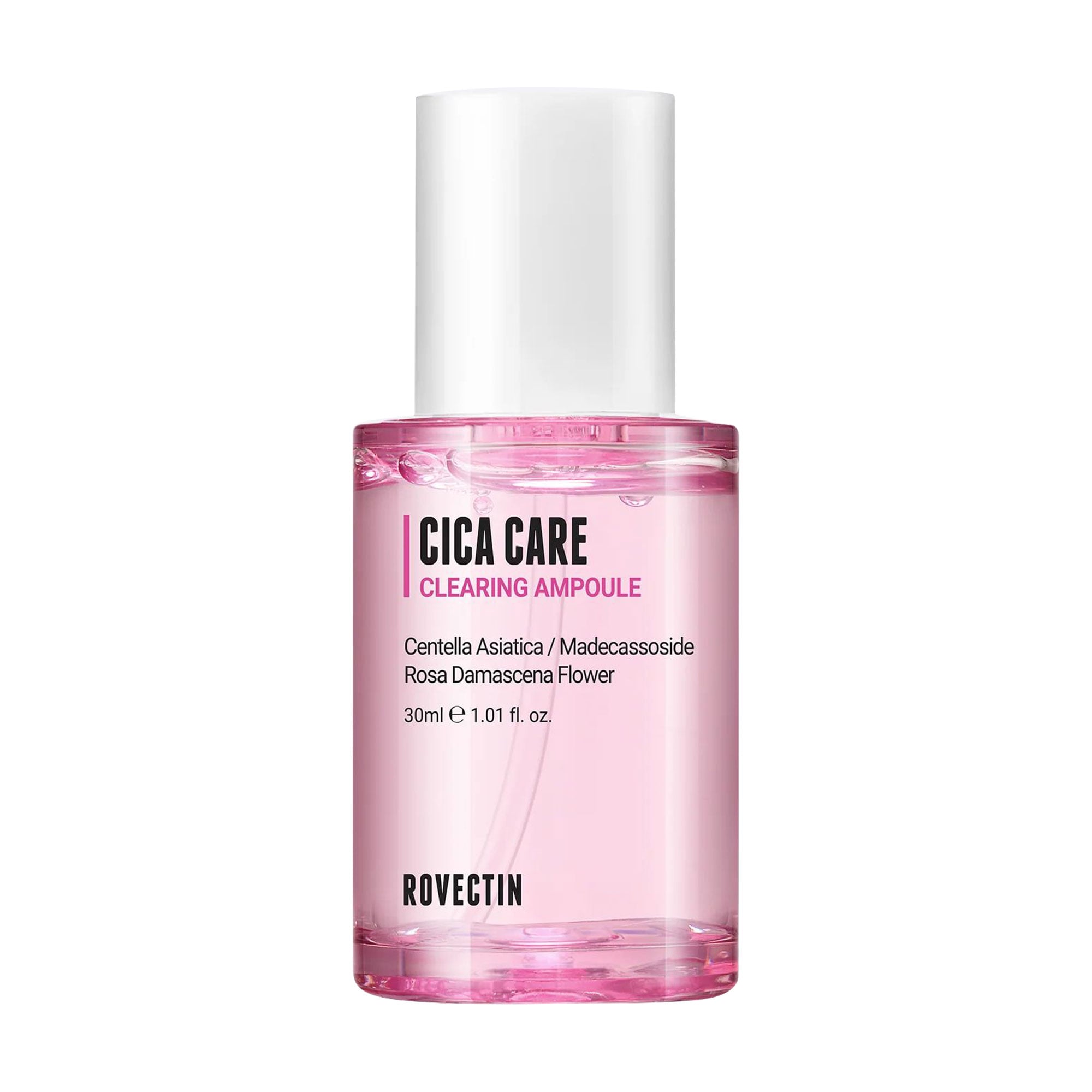 Заспокійлива протизапальна сироватка для обличчя Rovectin Cica Care Clearing Ampoule з центелою, 30 мл